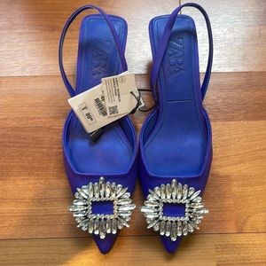 Zara kitten heel shoes